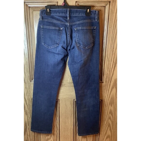 Uniqlo Womens Jeans Blue Size 29 High Rise Denim Cotton Straight Leg - Picture 2 of 4